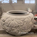 Na -customize na Stone Fish Tank Flowerpot